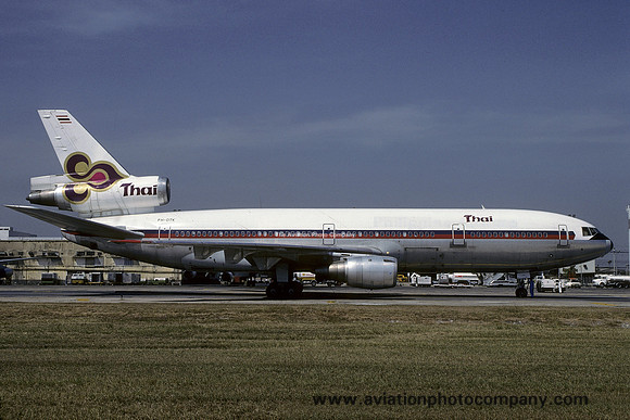 Thai Airways International (leased from KLM) Douglas DC-10-30 PH-DTK (1983)