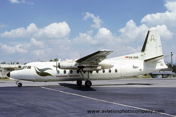 Trans Nusantara Airways Fairchild F-27 PK-EHK (1980)