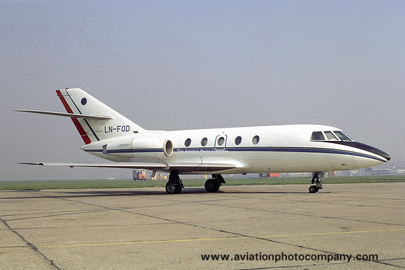 Fred Olsen Executive Service Dassault Falcon 20-5B LN-FOD (1972)