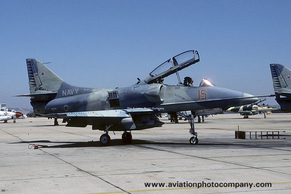 US Navy VF-126 Douglas TA-4J Skyhawk 154330/NJ-15 (1987)