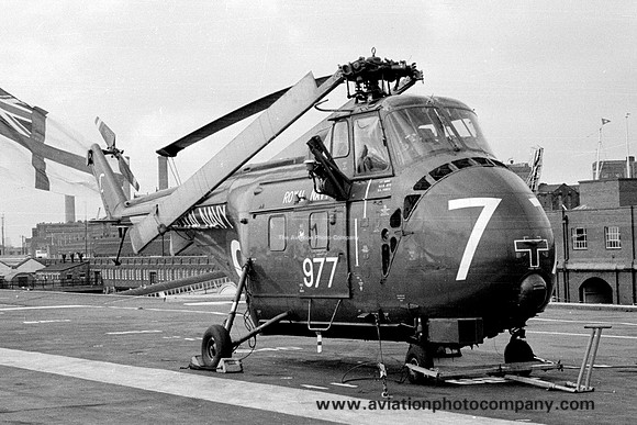 Royal Navy Westland Whirlwind HAS.7 XK912 on board HMS Centaur (1965)
