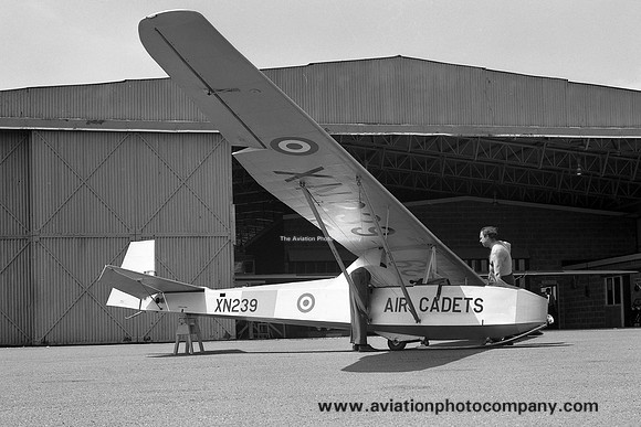 RAF Air Cadets 644 Glider Squadron Slingsby Cadet TX.3 XN239 (1973)