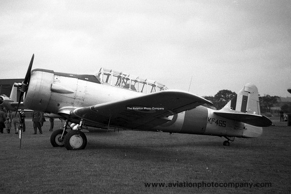 RAF North American Harvard KF465 at Hawarden (1956)