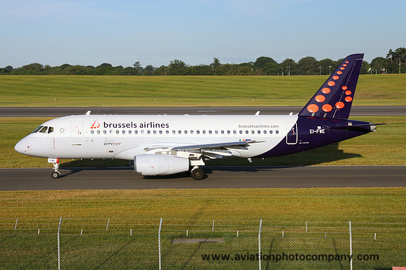 Cityjet/Brussels Airlines Sukhoi SSJ 100-5 EI-FWE at Birmingham (2017)