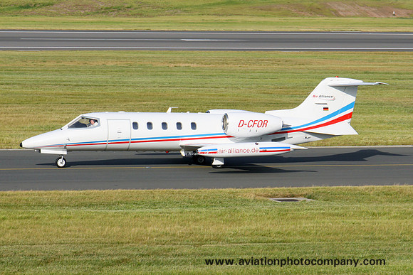 Air Alliance Learjet 35A D-CFOR at Birmingham IAP (2017)