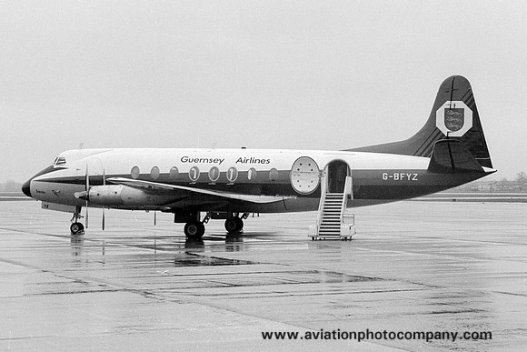 Guernsey Airlines Vickers Viscount G-BFYZ (1979)