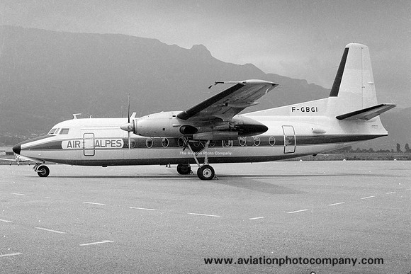 Air Alpes Fokker F-27-600 Friendship F-GBGI (1979)