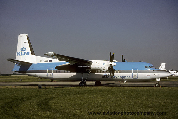 KLM Cityhopper Fokker F-50 PH-JXJ (2001)
