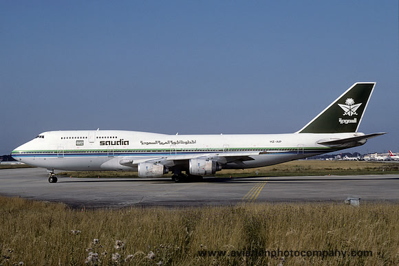Saudia Saudi Arabian Airlines Boeing 747-300 HZ-AIP (2001)