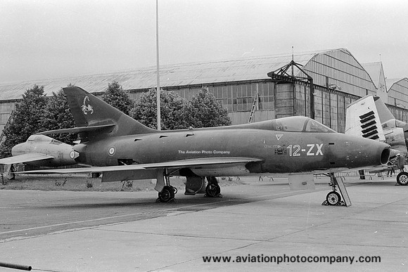 French Air Force EC3/12 Dassault Super Mystere B.2 21/12-ZX (1977)