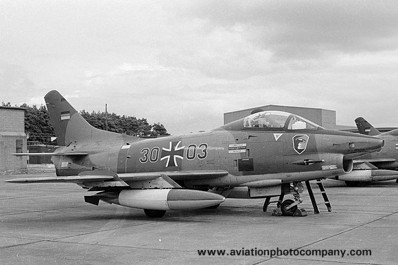 West German Air Force LeKG41 FIAT G-91R 30+03 at RAF Lossiemouth (1977)