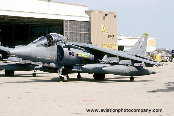 RAF 3 Squadron BAE Harrier GR.7 ZD410/39 at NAS Norfolk (1998)