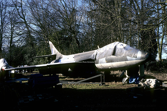 RAF Hawker Hunter F.6 XE656 at Sproughton (1998)