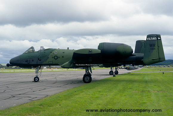 USAF 81 TFW 511 TFS Fairchild A-10A Thunderbolt 80-0229/WR (1986)