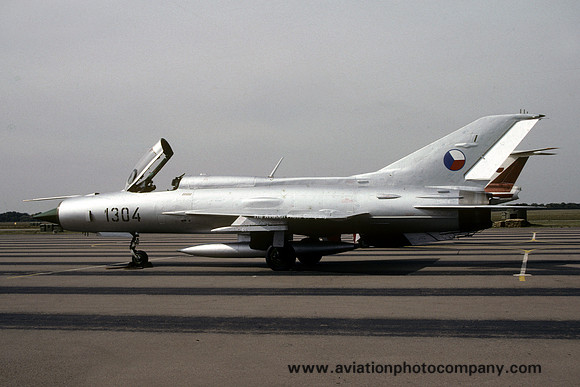 Czech Air Force Mikoyan MiG-21MF Fishbed 1304 (1991)