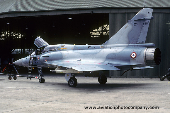 French Air Force EC2/5 Dassault Mirage 2000B 521/5-OL (1991)