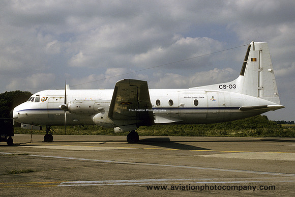 Belgian Air Force 15 Wing Hawker Siddeley HS.748 CS-03 (1991)