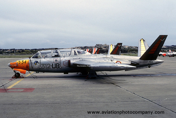 French Air Force GI312 Fouga CM.170 Magister 534/312-UB (1991)
