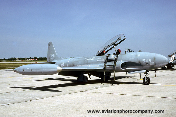 Canadian Air Force 414 Squadron Canadair CT-133/T-33AN 133543 (1991)