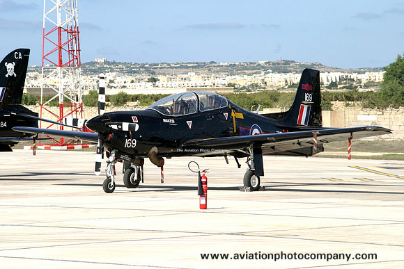 RAF 72 Squadron Short Tucano T.1 ZF169 at Malta Luqa IAP (2006)