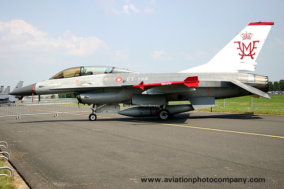Danish Air Force Esk 730 GD F-16BM Fighting Falcon ET-198 (2006)