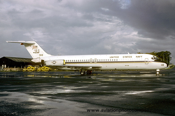US Navy VR-56 Douglas C-9B Skytrain II 159118/JU (1987)