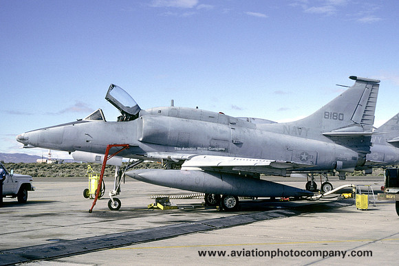 US Navy VX-5 Douglas A-4M Skyhawk 158180 (1988)
