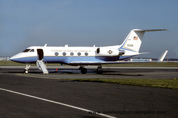 USAF 89 MAW Gulfstream C-20B 86-0206 (1988)