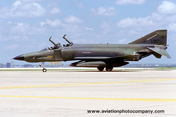 USAF Nebraska ANG 173 TRS McDonnell RF-4C Phantom 65-0917 (1988)