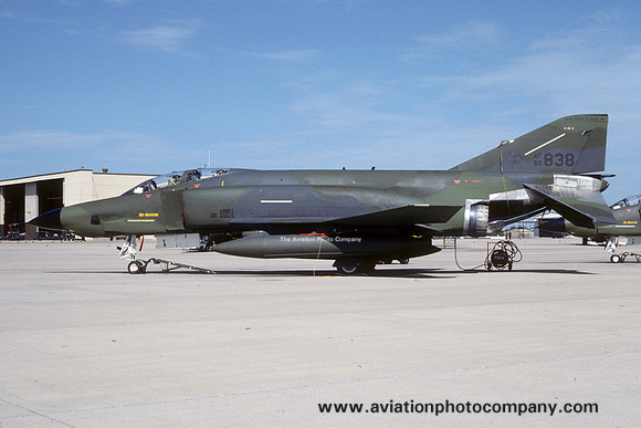 USAF Nebraska ANG 173 TRS McDonnell RF-4C Phantom 65-0838 (1988)