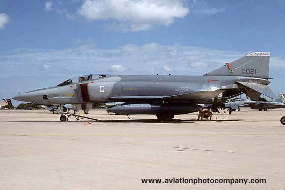 USAF Nevada ANG 192 TRS McDonnell RF-4C Phantom 64-1021 (1988)