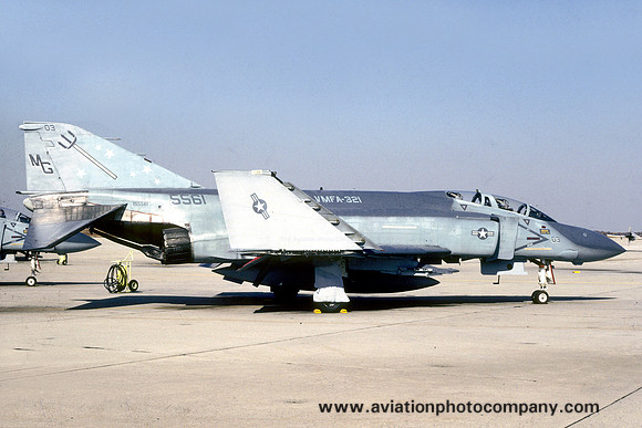 US Marines VMFA-321 McDonnell F-4S Phantom 155561/MG-03 (1987)