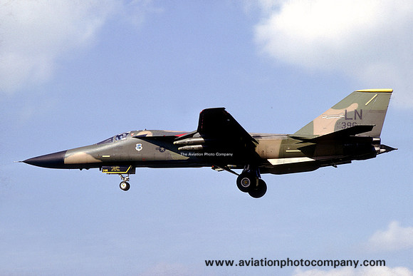 USAF 48 TFW 493 TFS GD F-111F Aardvark 70-2396/LN (1988)