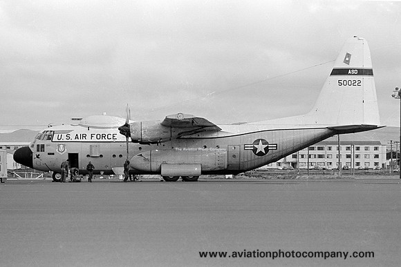 USAF ASD Lockheed JC-130A Hercules 55-0022 at Keflavik (1977)