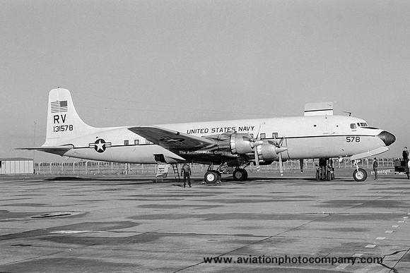 US Navy VR-51 Douglas C-118B LIftmaster 131578/RV (1976)