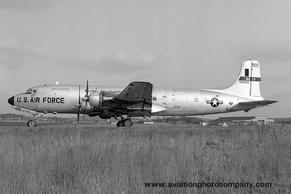 USAF MATS 1611 ATW Douglas C-118A Liftmaster 53-3252 at Prestwick