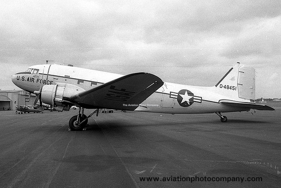 USAF Douglas C-47D Skytrain 43-48451 (1970)