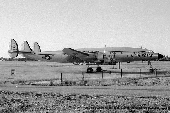 USAF Wyoming ANG 167 MAS Lockheed C-121G Constellation 54-4074 (1967)