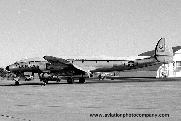 USAF Wyoming ANG 167 MAS Lockheed C-121G Constellation 54-4055 (1967)