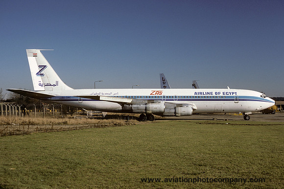 ZAS Airlines of Egypt Boeing 707-300C SU-DAC (1986)