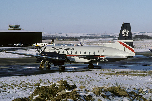 British Airways Hawker Siddeley HS.748-2B G-HDBA (1986)