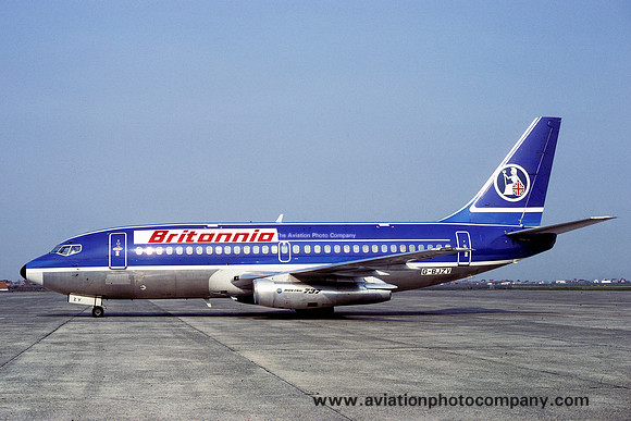 Britannia Airways Boeing 737-200 G-BJZV (1982)