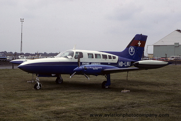 Rhone Airways Cessna 402B HB-LNU (1984)