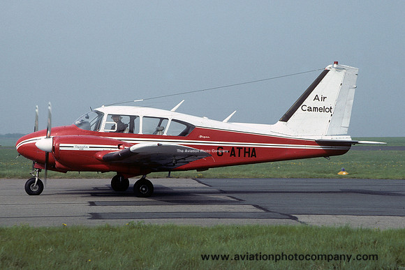 Air Camelot Piper PA-23-235 Apache G-ATHA (1984)
