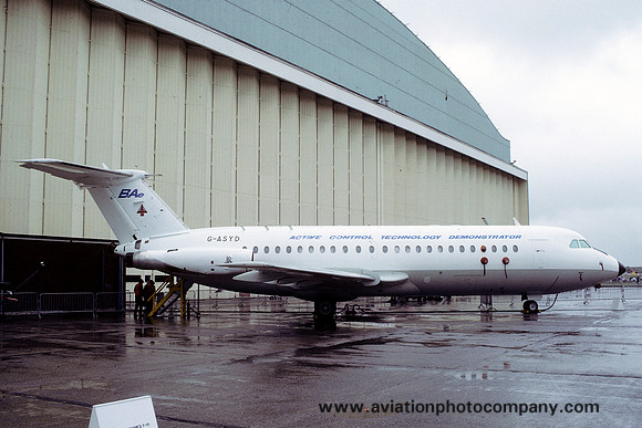 BAe Active Control Technology Demonstrator BAC 1-11 G-ASYD (1985)