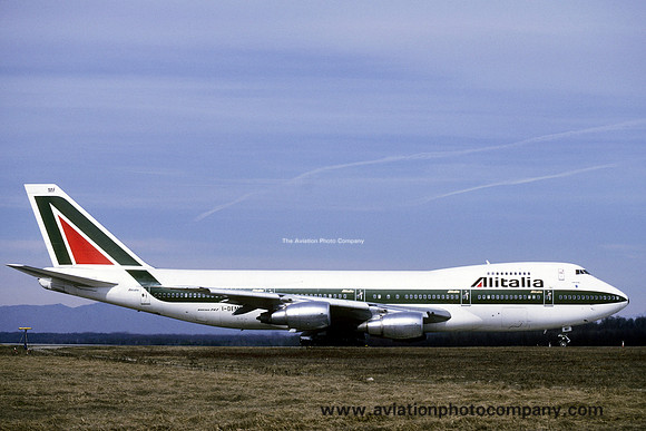 Alitalia Boeing 747-243BM I-DEMF (1982)