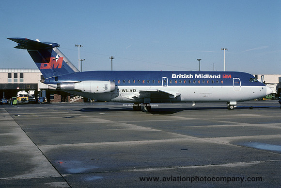 British Midland Airways BAC 1-11 G-WLAD (1986)
