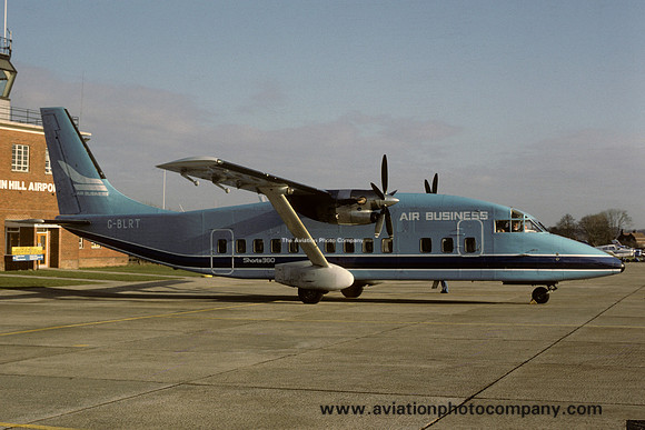 Air Business Short SD-360 G-BLRT at Biggin Hill (1986)