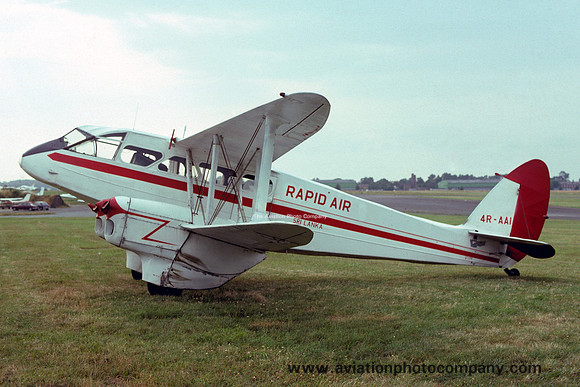 Rapid Air Sri Lanka De Havilland Dragon Rapide 4R-AAI (1975)