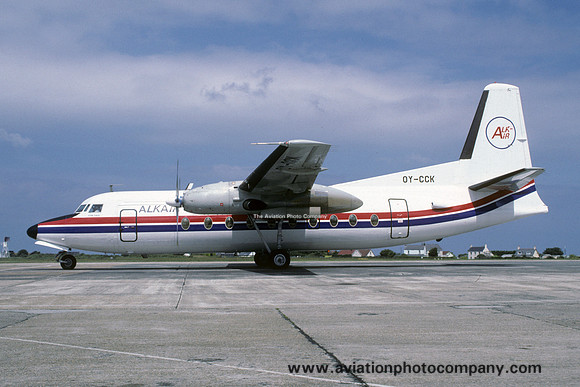Alkair Flight Operations AS Fokker F-27-600 Friendship OY-CCK (1986)